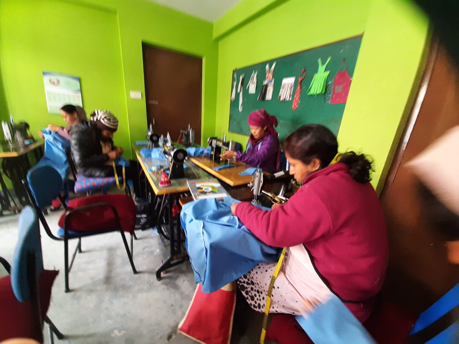 Uniform stitching training